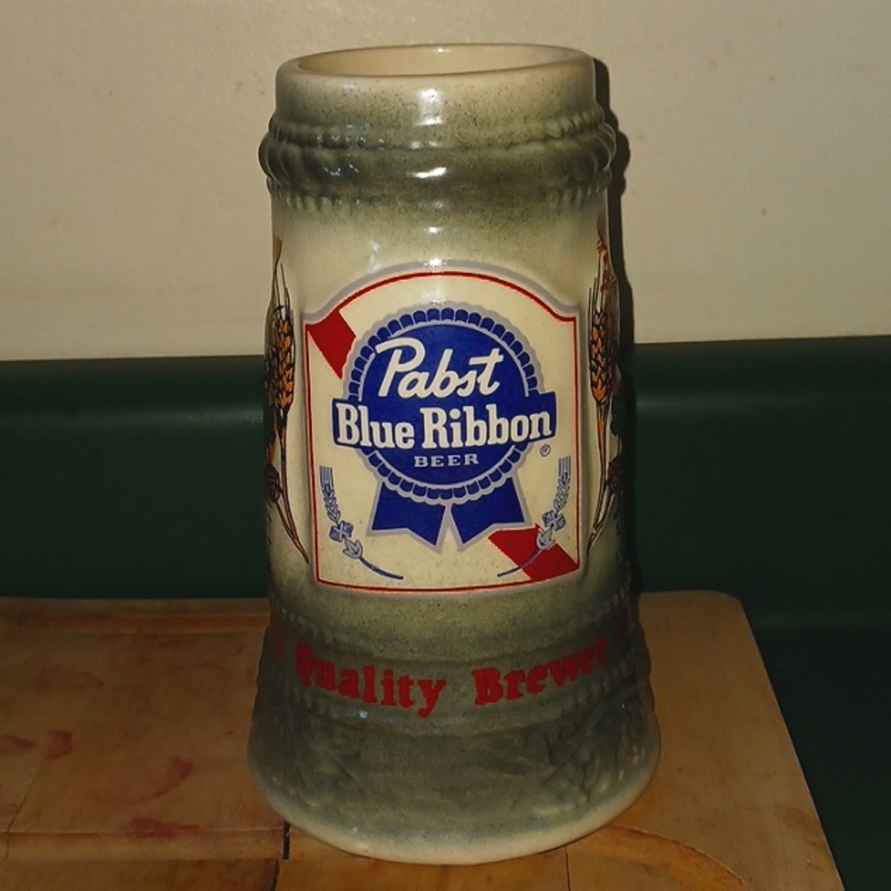 Pabst Blue Ribbon Limited Edition Beer Stein.